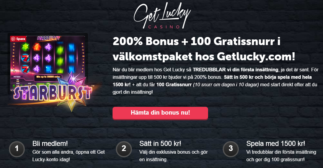 Lucky casino free spins kontanter